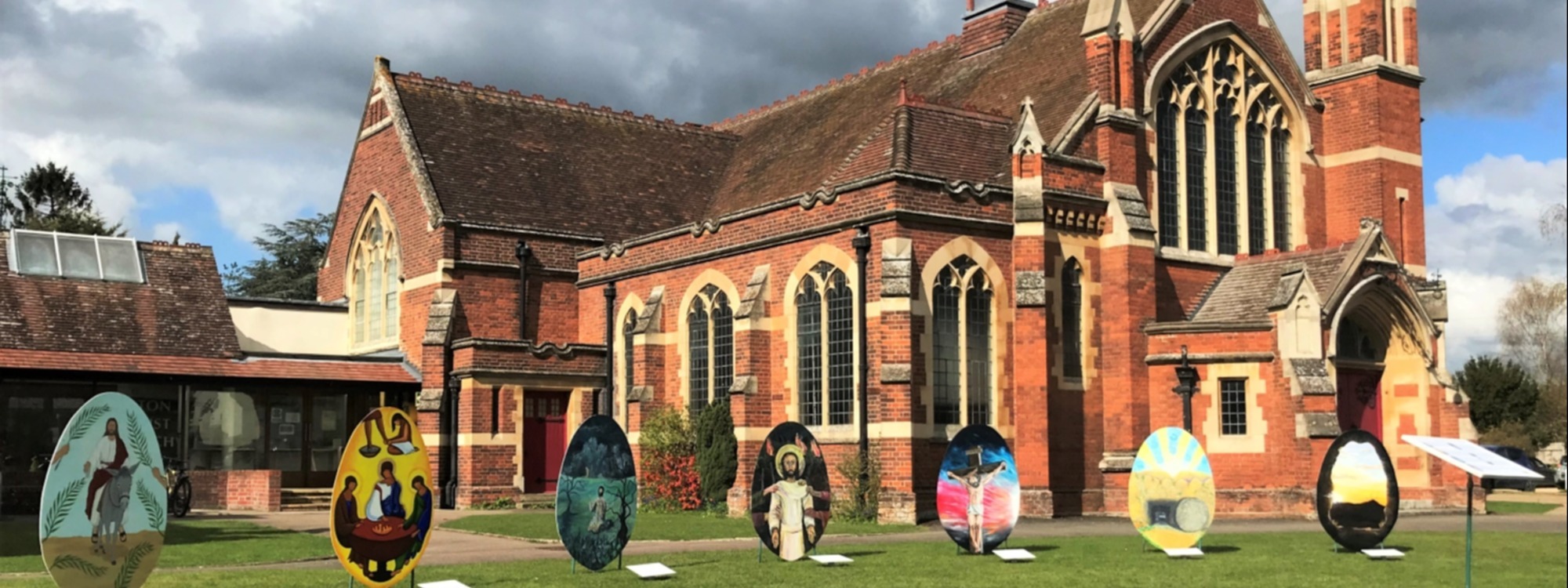 Easter Story outside HBC