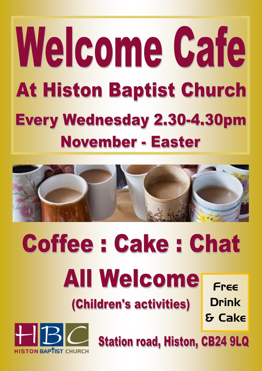 Welcome Cafe at HBC - Leaflet 